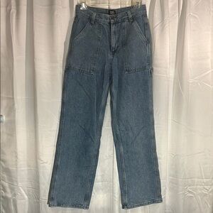 Women's Blue Wide Leg Jeans